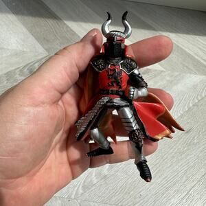 Papo Knight 2006 Medieval Demon of Darkness Knight Warrior Figure Missing Arm